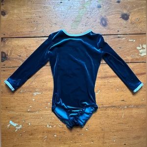 Crushed Velvet Girls Gymnastics leotard